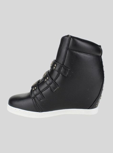 Zapatilla New Walk Broches Negra-2