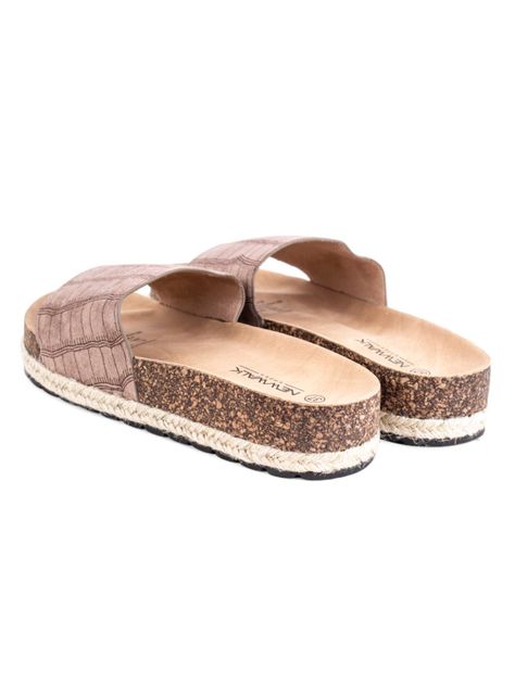 Sandalia New Walk Reptil Taupe-1