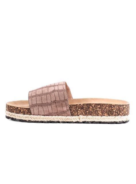 Sandalia New Walk Reptil Taupe-4