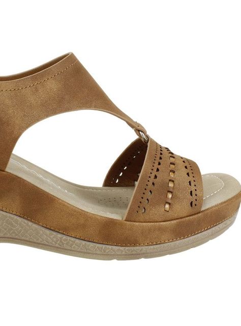 Sandalia New Walk Emma Confort Camel-3