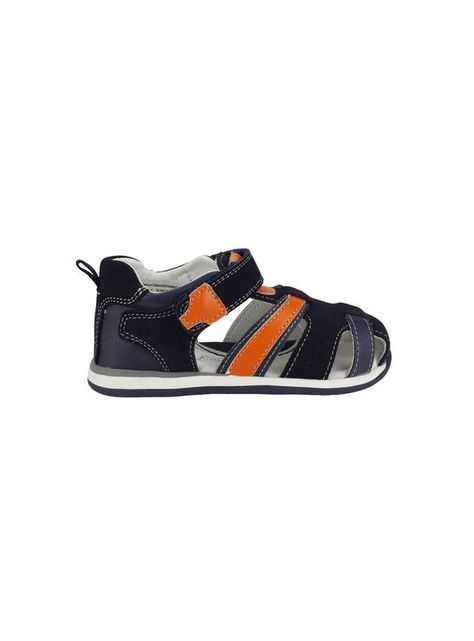 Sandalia Nat Geo Kids Infantil Cuero Azul Marino-0