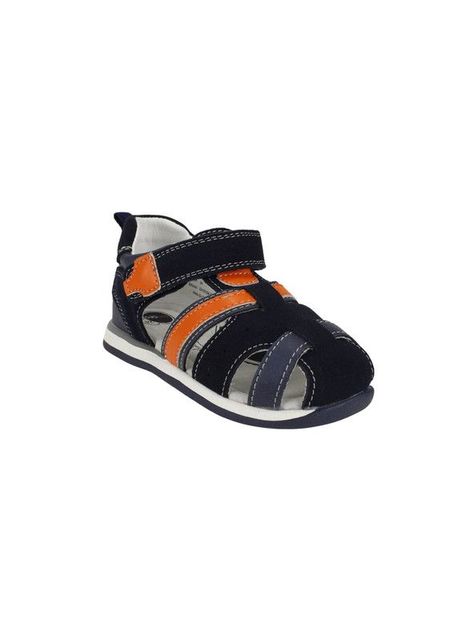 Sandalia Nat Geo Kids Infantil Cuero Azul Marino-1