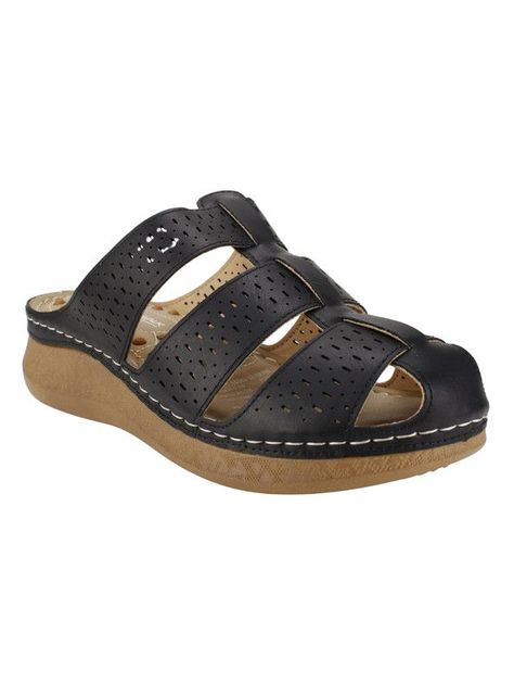 Sandalia New Walk Noemi Confort Negra-1