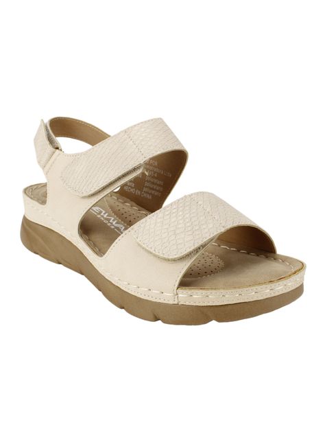 Sandaliia New Walk Velcro Reptil Beige-1