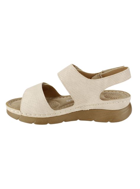 Sandaliia New Walk Velcro Reptil Beige-2