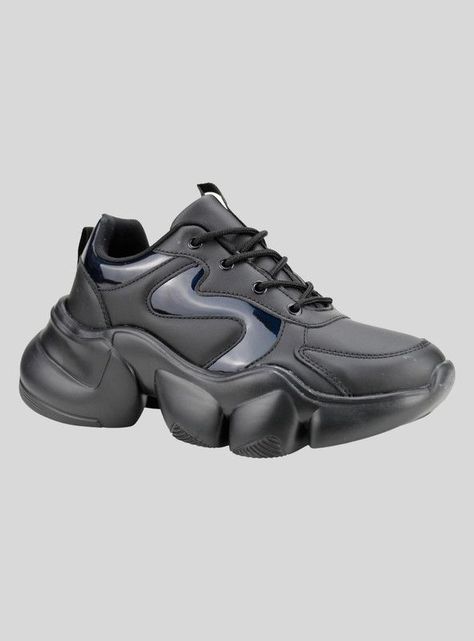 Zapatilla New Walk Chunky Negra-1