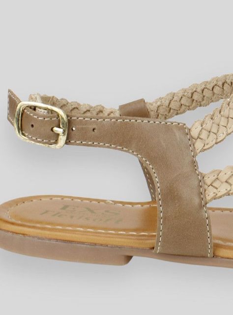 Sandalia Exs Emi Cuero Beige-3