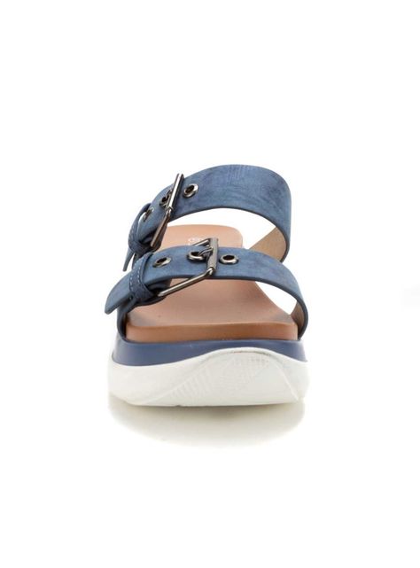 Sandalia Mujer New Walk Cook Azul-2