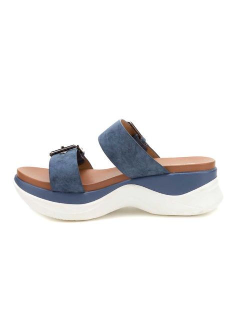 Sandalia Mujer New Walk Cook Azul-4