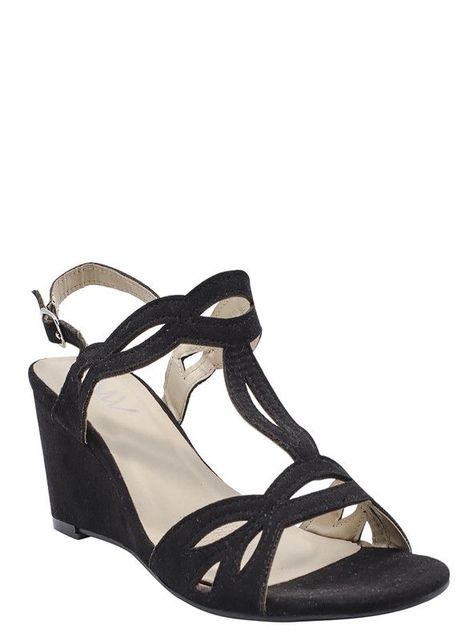 SANDALIA MUJER CASUAL NEW WALK 1709-1-90 (35-40) | Negro |-0