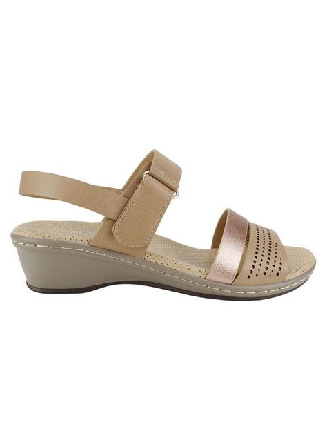 Sandalia New Walk Mila Beige-0