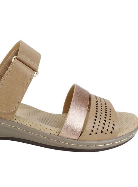 Sandalia New Walk Mila Beige-3