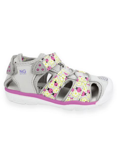 Sandalia Nat Geo Kids Elastizada Gris-0