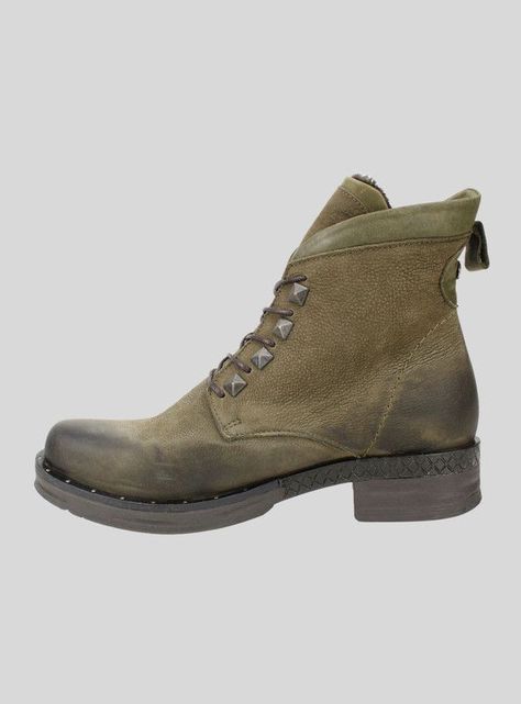 Botín Tachas Khaki-2