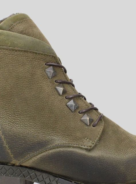 Botín Tachas Khaki-3