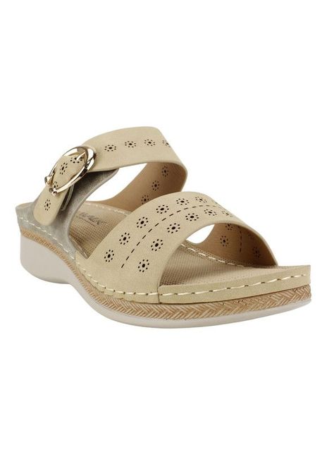 Sandalia New Walk Sol Confort Beige-1