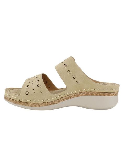 Sandalia New Walk Sol Confort Beige-2