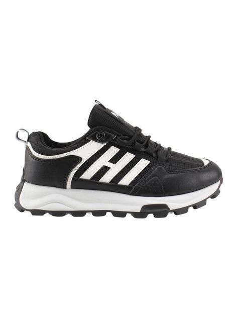 Zapatillas New Walk Urbanas Blanca Negra-0