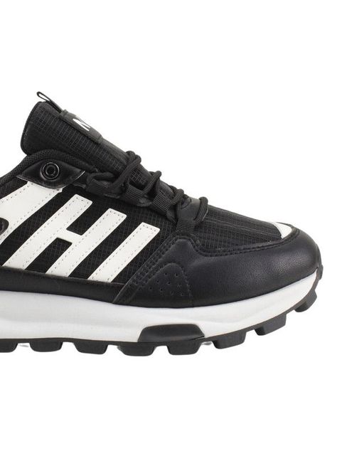 Zapatillas New Walk Urbanas Blanca Negra-3