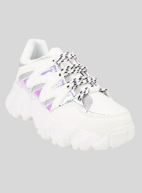 Zapatilla New Walk Chunky Plateada-1