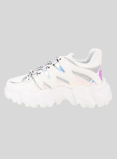 Zapatilla New Walk Chunky Plateada-2