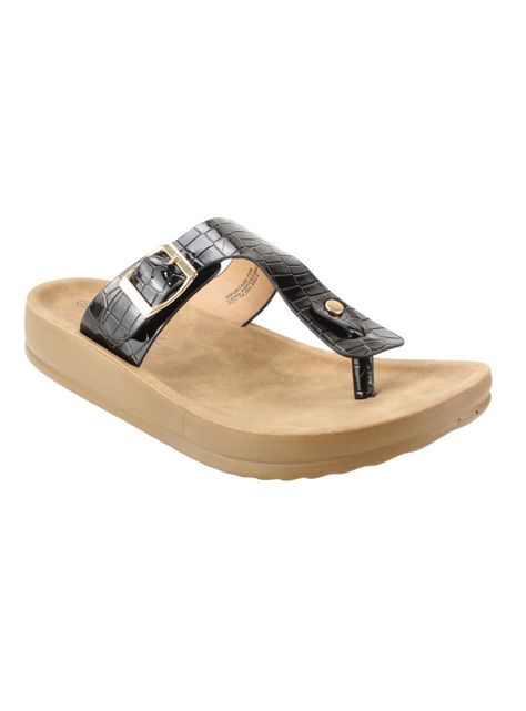 Sandalia New Walk Hebilla Negra-1