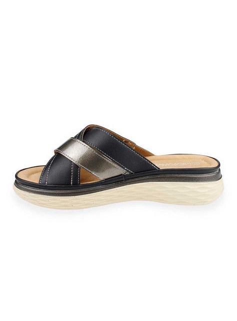 Sandalia New Walk Negra Tachas-2