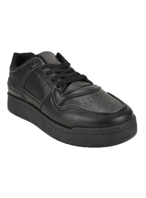 Zapatilla New Walk Urbana Escolar Negra-1