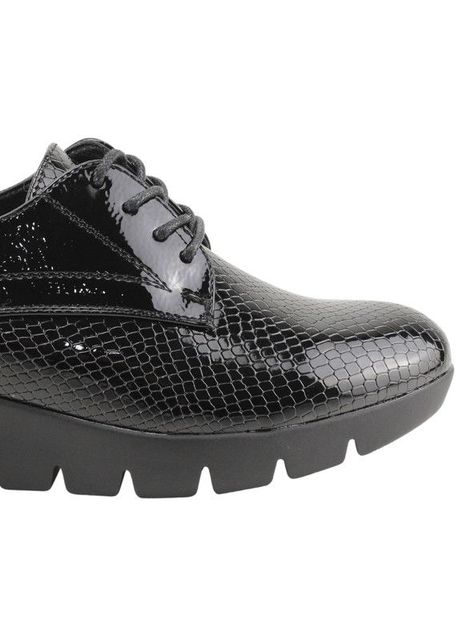 Zapato New Walk Serpiente Brillante Negro-3