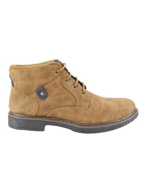 Botín New Walk Casual Camel-0
