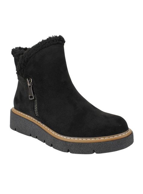 Botín New Walk Cozy Negro-1