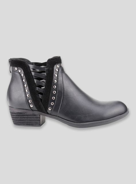 Botín New Walk Tachas black-0