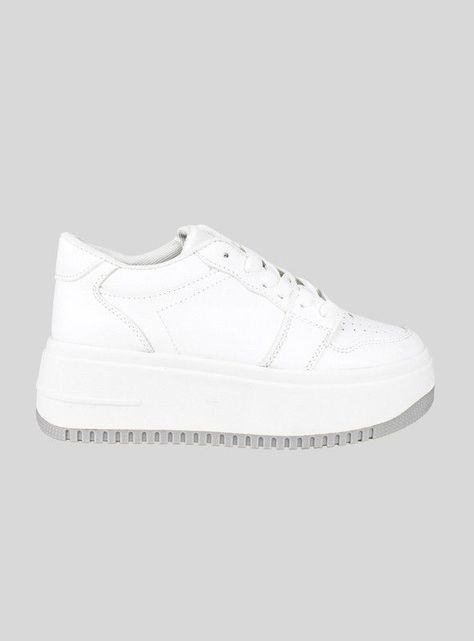 Zapatilla New Walk Plataforma Urbana Blanca-0