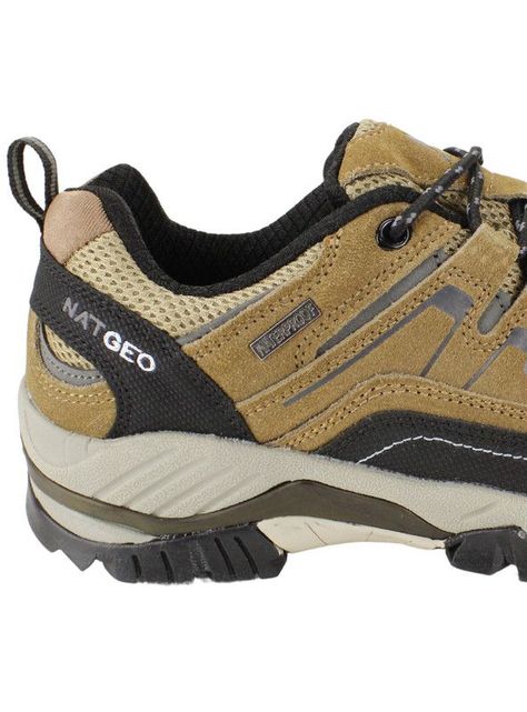 Zapatilla Nat Geo Watarproof Cuero Café-3