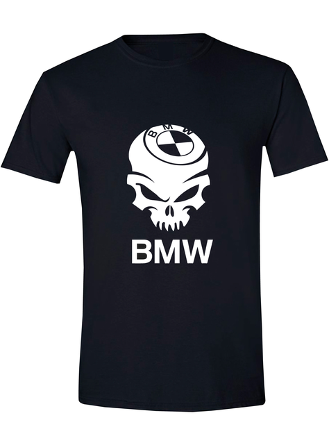 Polera Manga Corta BMW Calavera-0