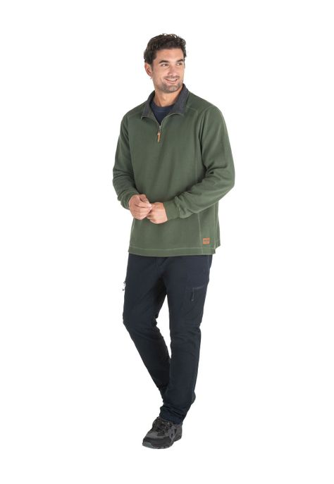 Poleron Hombre Verde Panama Jack-3