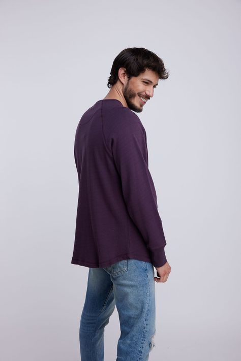 Polerón Delgado Hombre Morado Panama Jack-3