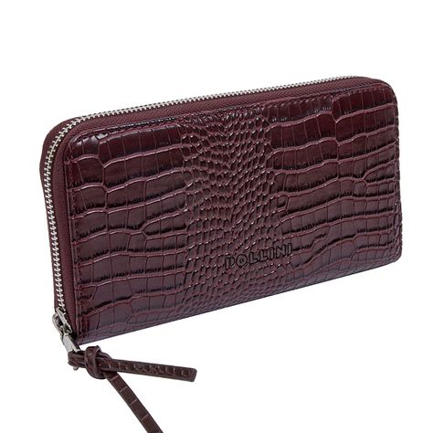 Billetera Mujer Burdeo B106 Pollini-0