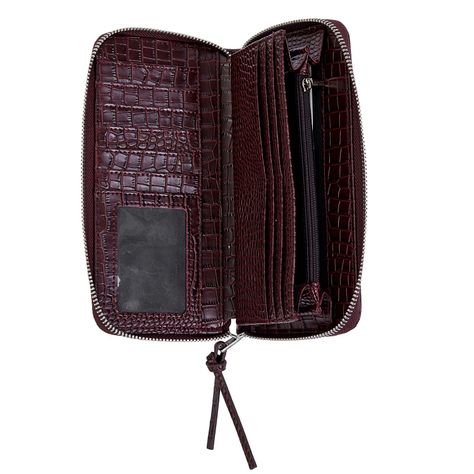 Billetera Mujer Burdeo B106 Pollini-1