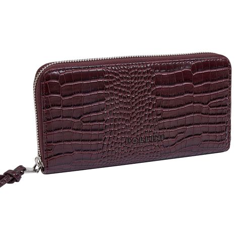 Billetera Mujer Burdeo B106 Pollini-3