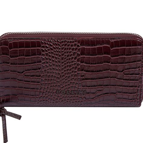 Billetera Mujer Burdeo B106 Pollini-4