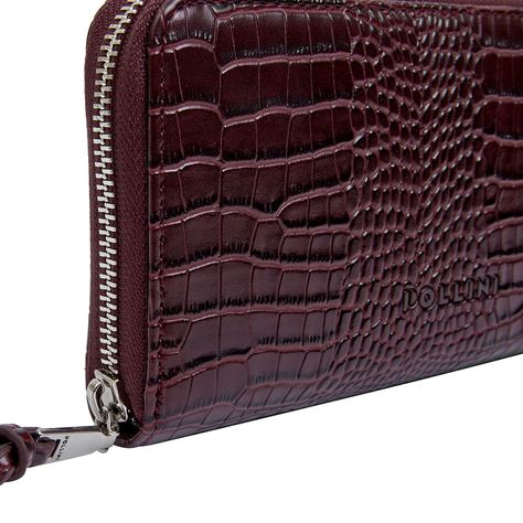 Billetera Mujer Burdeo B106 Pollini-5