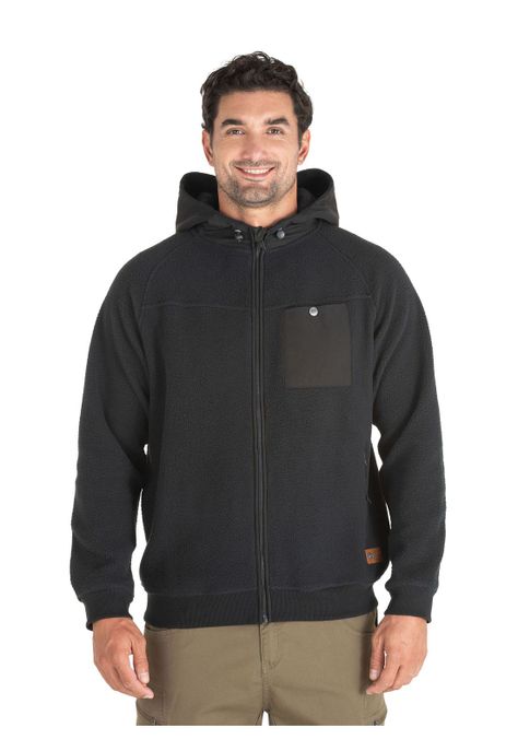 Poleron Polar Hombre Negro Panama Jack-0