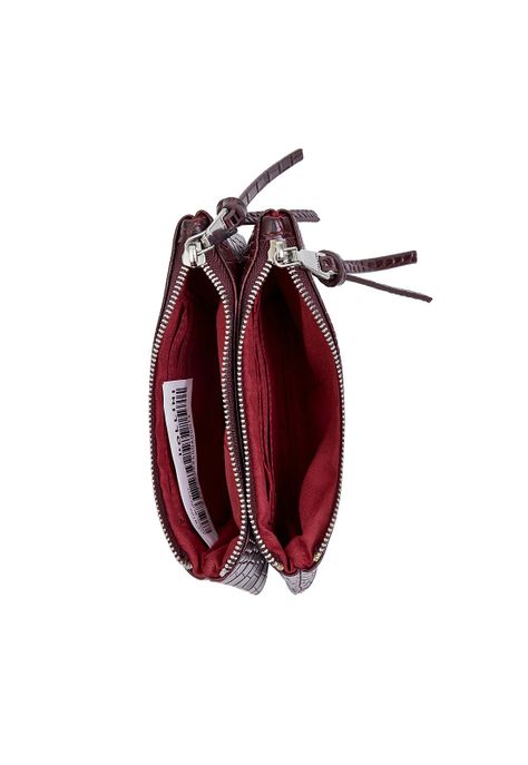 Billetera Mujer Burdeo Pollini-2