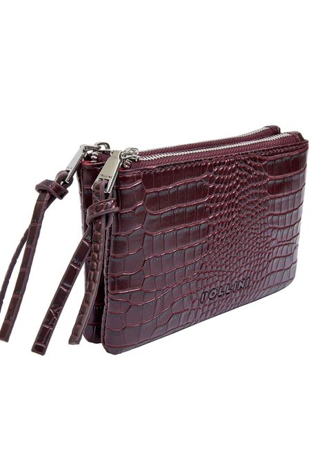 Billetera Mujer Burdeo Pollini-4