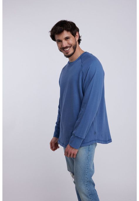 Polerón Hombre Delgado Azul Panama Jack-1
