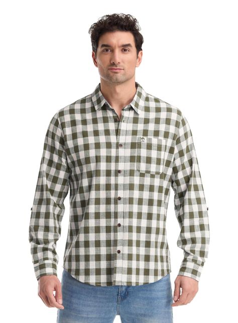 Camisa Hombre Manga Larga Segura Panama Jack-0