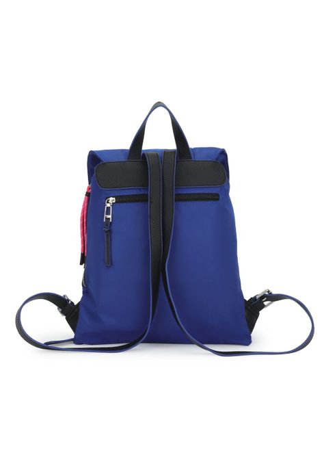 Mochila Mujer Azul Pollini-1