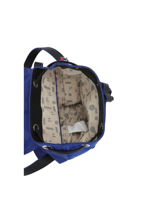 Mochila Mujer Azul Pollini-2
