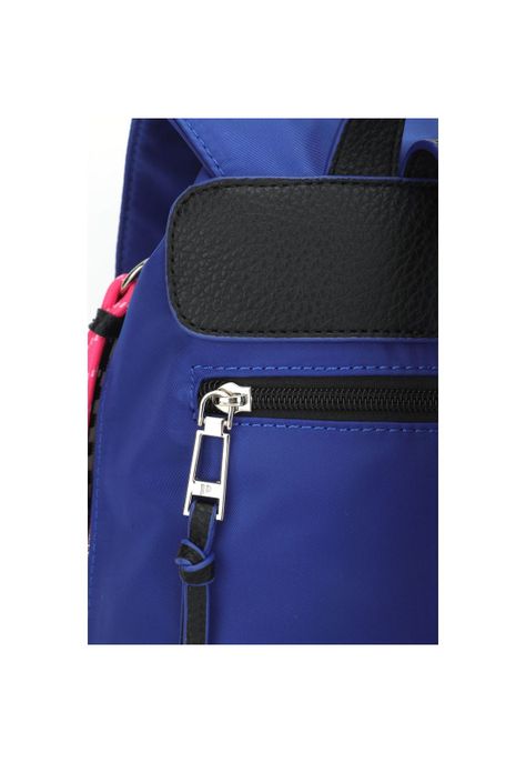 Mochila Mujer Azul Pollini-4